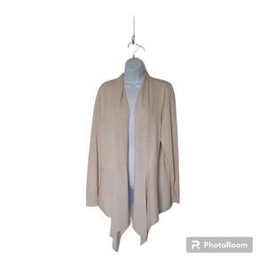 NWOT💃 Draped open front long sleeve lightweight cardigan